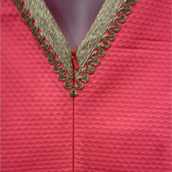 Lilly Pulitzer Junie Coral Reef Embroidered Shift Dress Size 8 - Picture 5 of 9